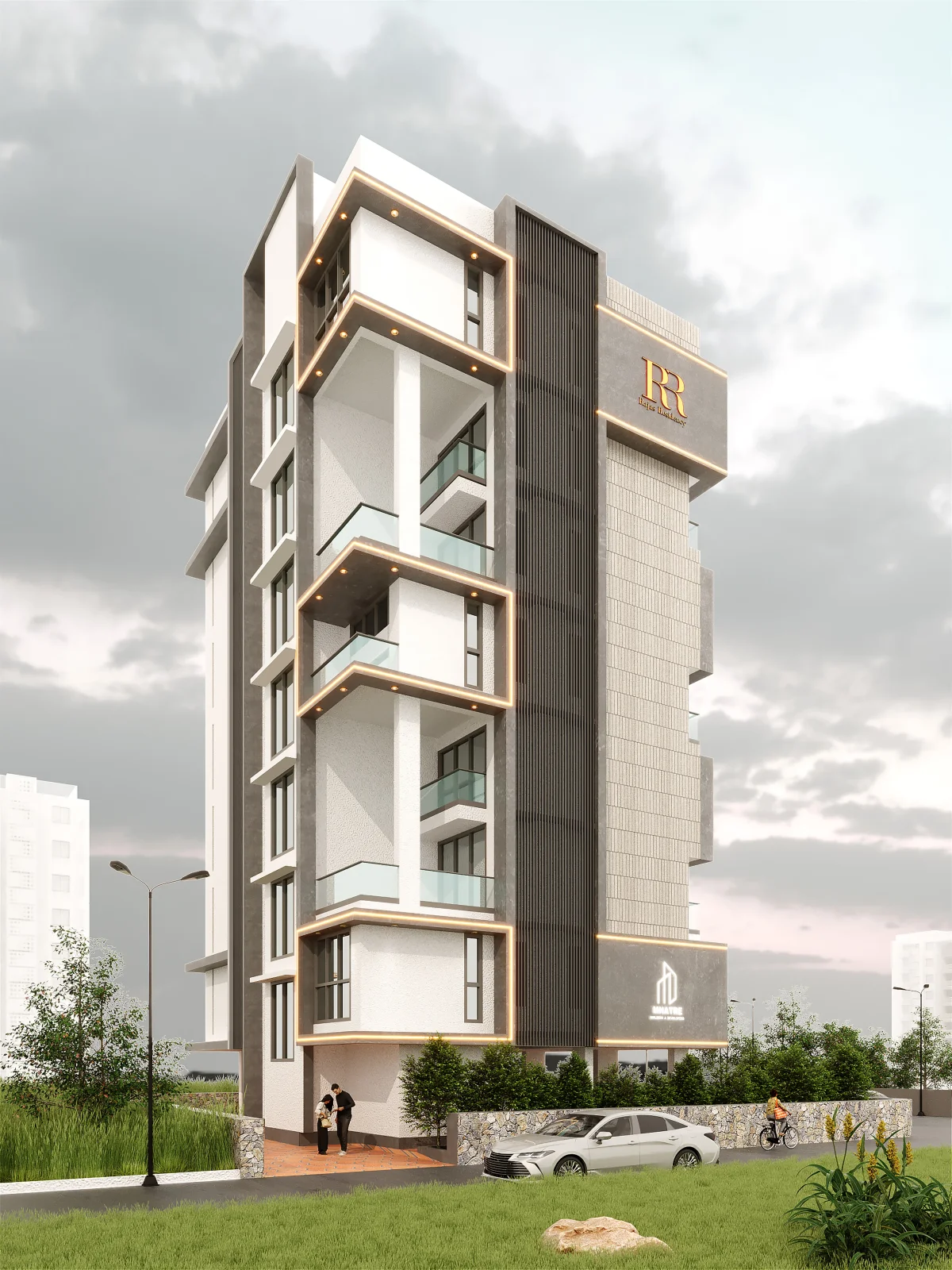 Rajas Residency project photo 7 | Design Metrics Rajas Residency — architecture & interior design project image 7 by Design Metrics, Alibag, Maharashtra